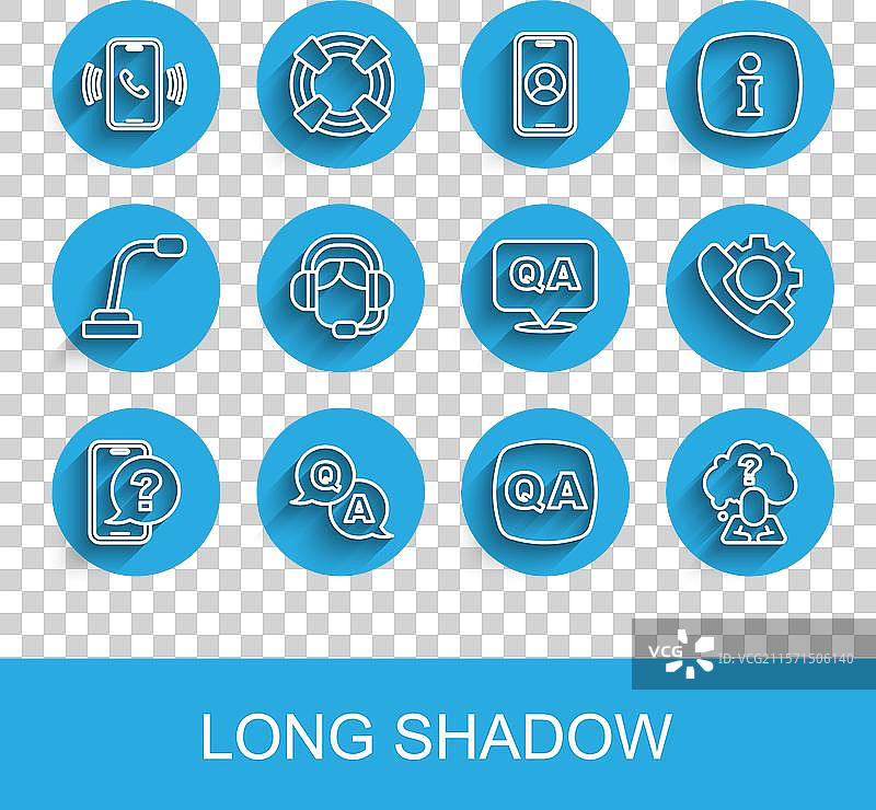 24小时电话支持服务设置问题图片素材