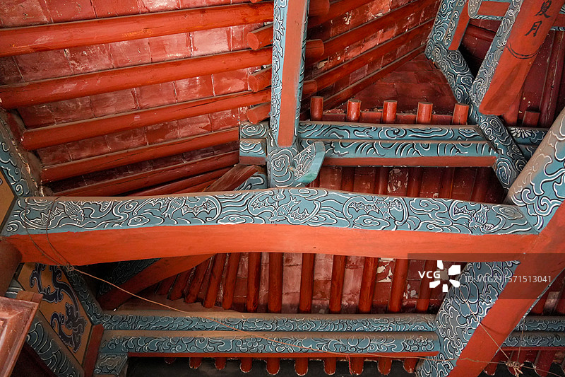 山西省吕梁市柳林县，双塔寺龙王殿图片素材