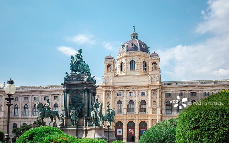 奥地利维也纳自然史博物馆建筑景观图片素材