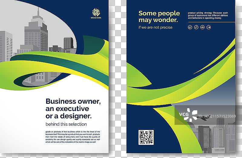 年度报告宣传册的模板设计图片素材