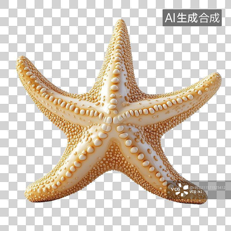 【AI数字艺术】五角星形海星图片素材