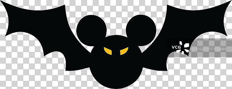 米老鼠蝙蝠万圣节SVG 米老鼠鬼魂SVG 万圣节图片素材