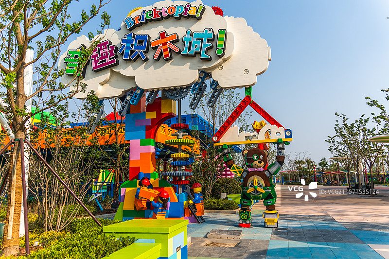 2025上海乐高乐园即将开幕图片素材