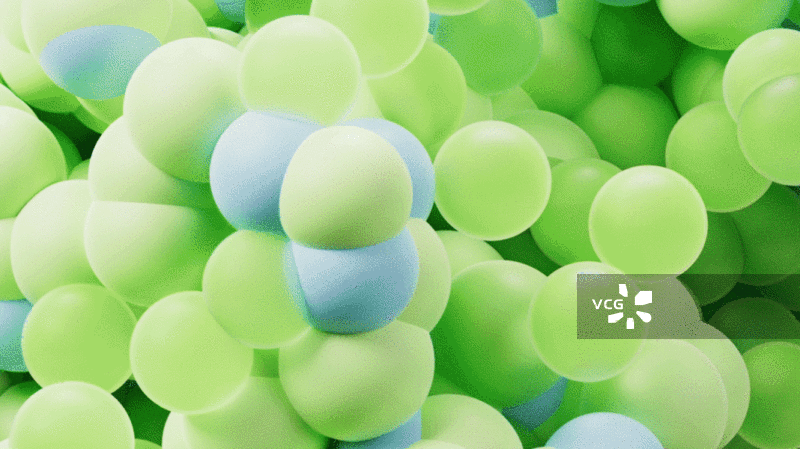 生物科技蛋白质分子结构三维渲染图片素材