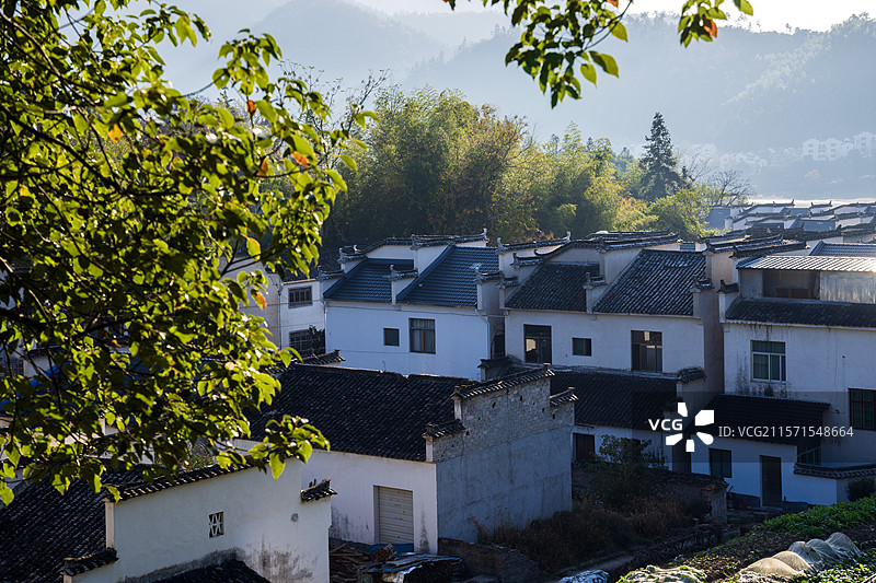 安徽卢村房屋特写图片素材
