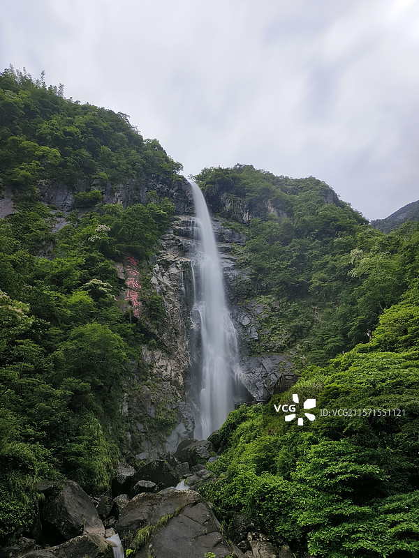 江西宜春·明月山·云谷飞瀑图片素材