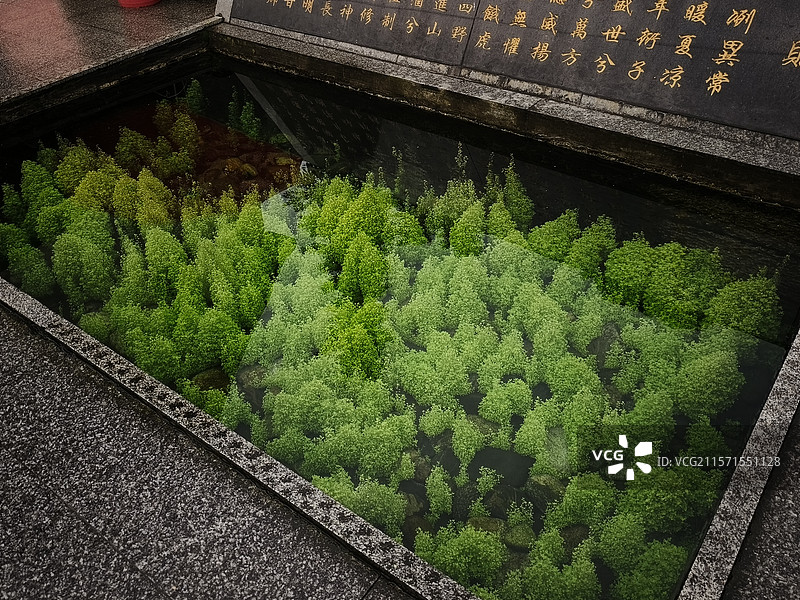 江西宜春·明月山·温汤镇·张坊古井图片素材