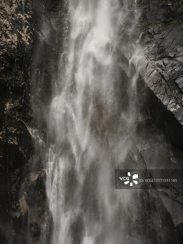 江西宜春·明月山·云谷飞瀑图片素材