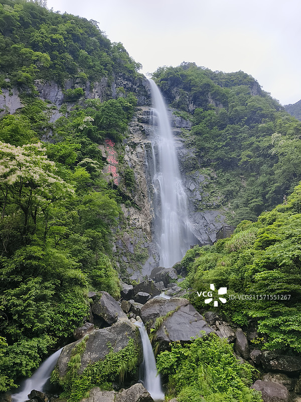 江西宜春·明月山·云谷飞瀑图片素材