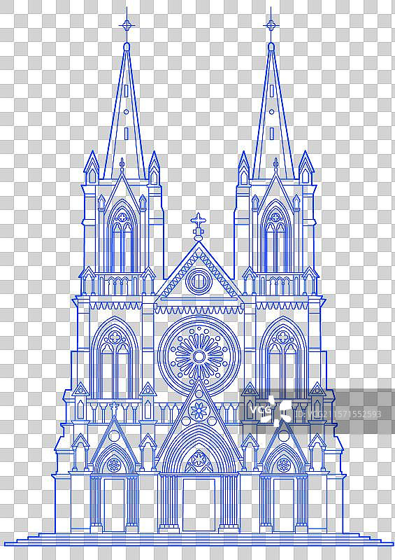 石室圣心大教堂图片素材