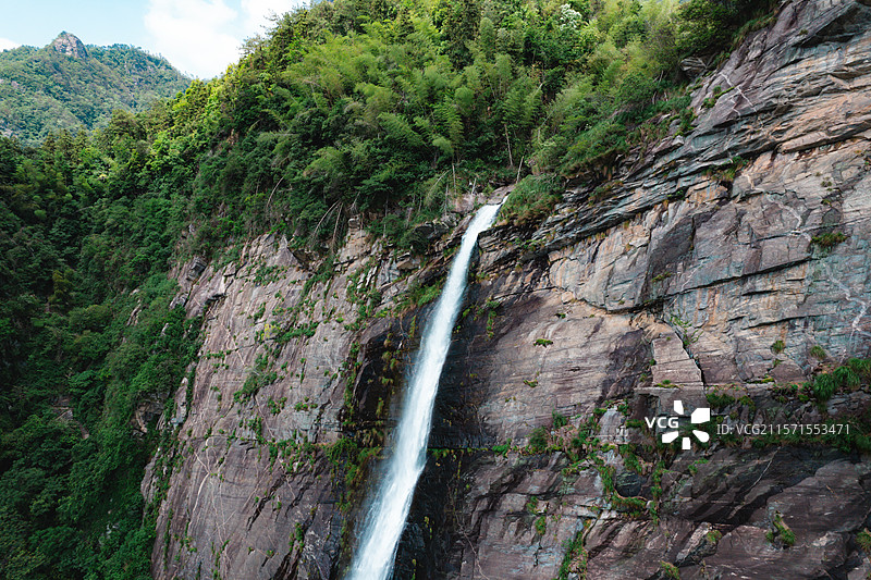庐山秀峰瀑布图片素材