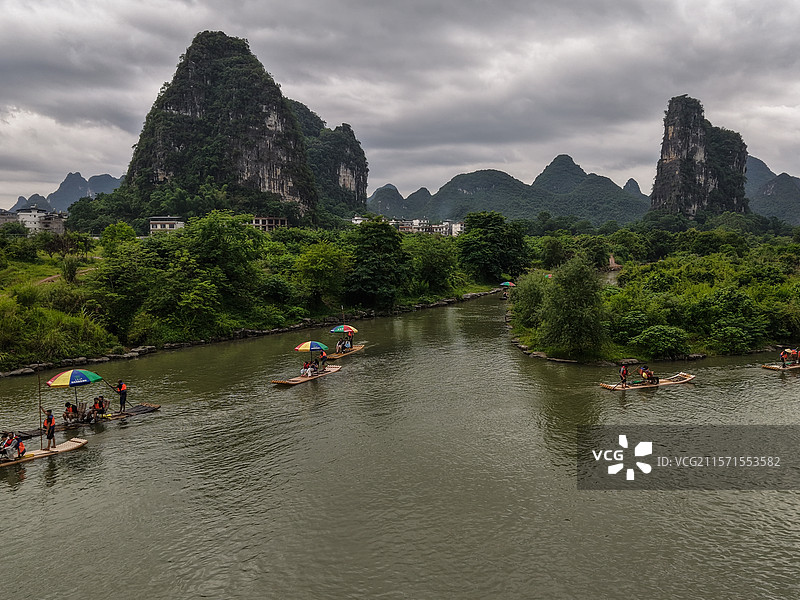 遇龙河漂流图片素材