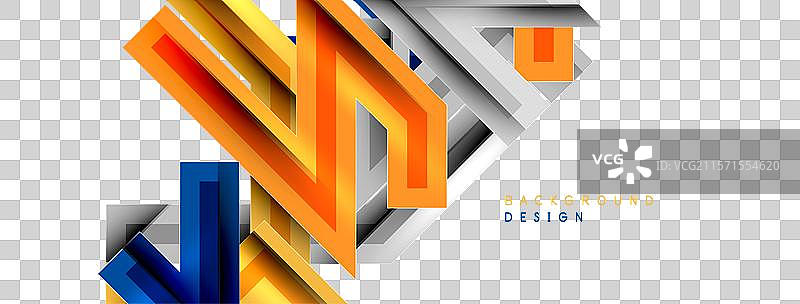 动态几何抽象背景中的锯齿线图片素材