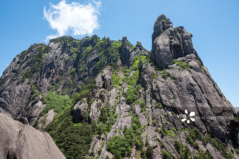 天都峰图片素材