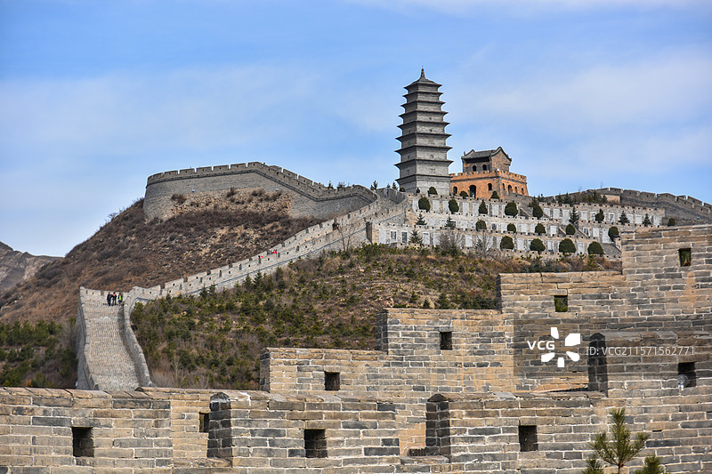 山西忻州雁门关图片素材