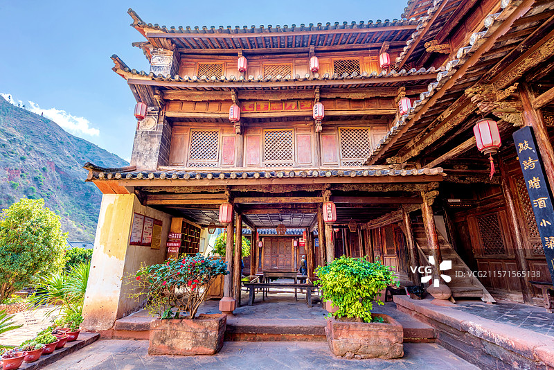 中国云南楚雄禄丰黑井古镇武家大院图片素材