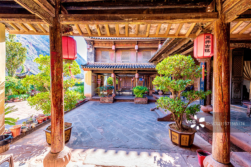 中国云南楚雄禄丰黑井古镇武家大院图片素材