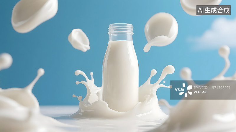 【AI数字艺术】奶制品背景图片素材