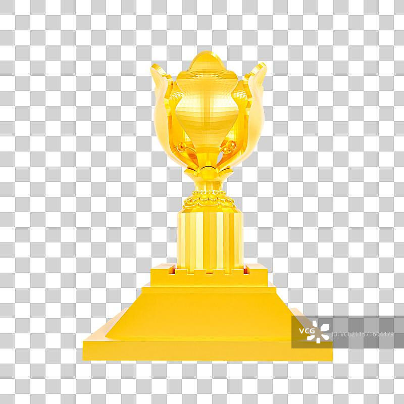 3D渲染的香港地标建筑香港金紫荆广场元素图片素材