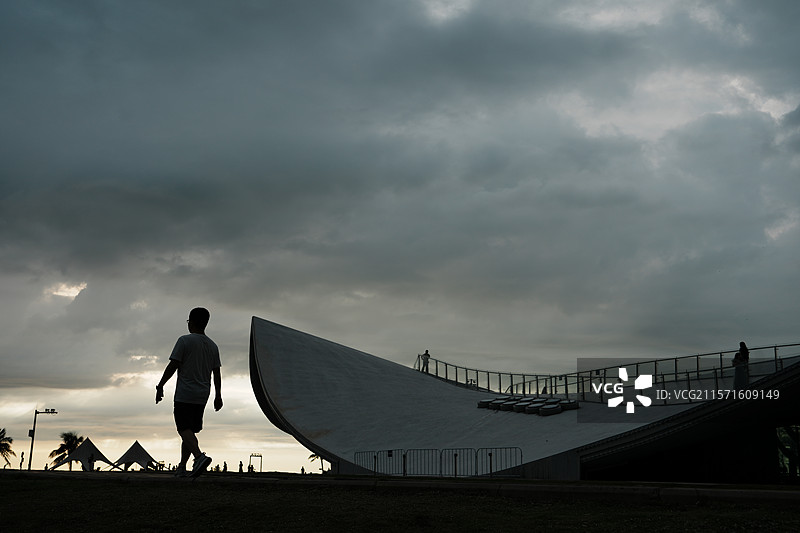 海口天空之山图片素材