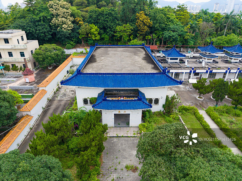 广东省珠海市，废弃殡仪馆！图片素材