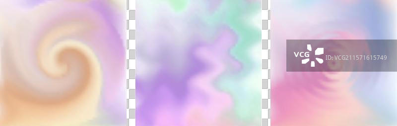 抽象流体渐变背景集图片素材