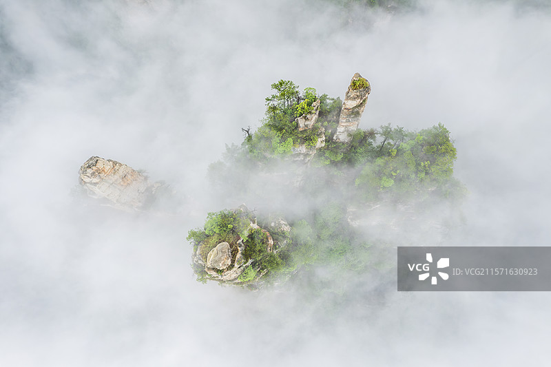 湖南张家界国家森林公园黄石寨风景区图片素材