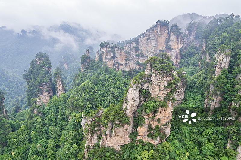湖南张家界国家森林公园黄石寨风景区图片素材