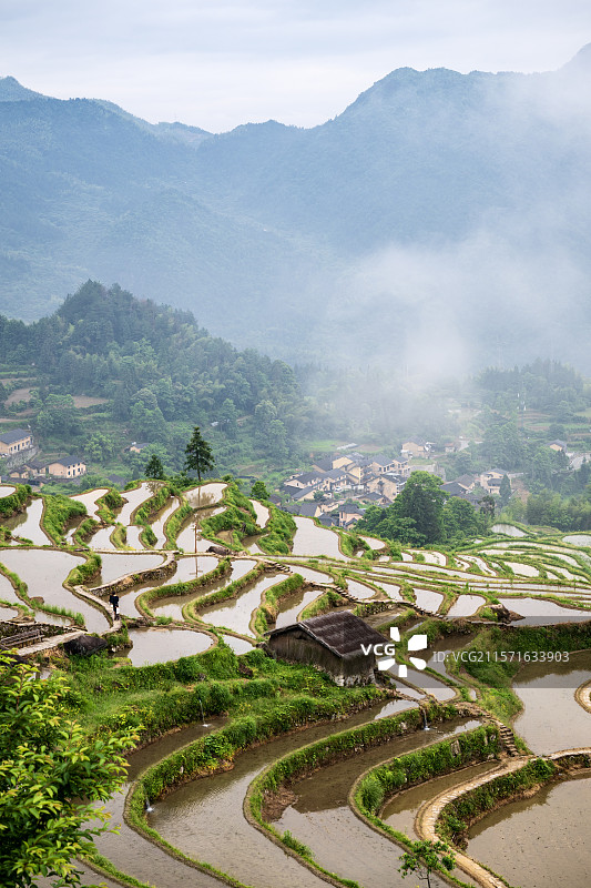 云和梯田图片素材