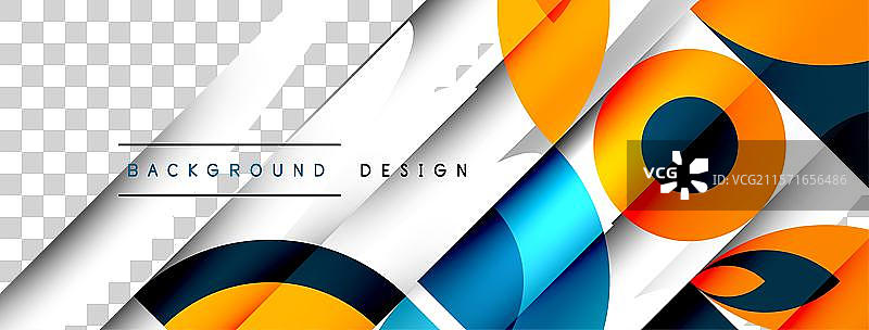 几何美丽的抽象圆形和花瓣图片素材