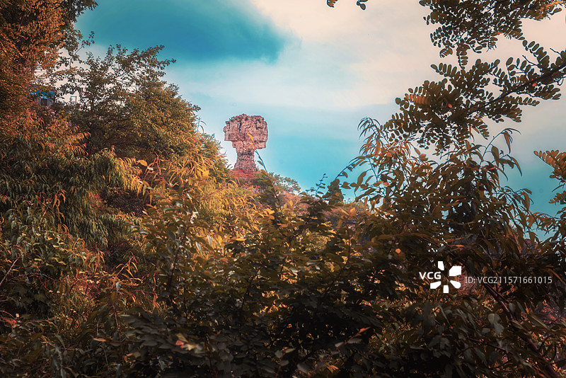 河南省新乡市轿顶山景区任务名图片素材