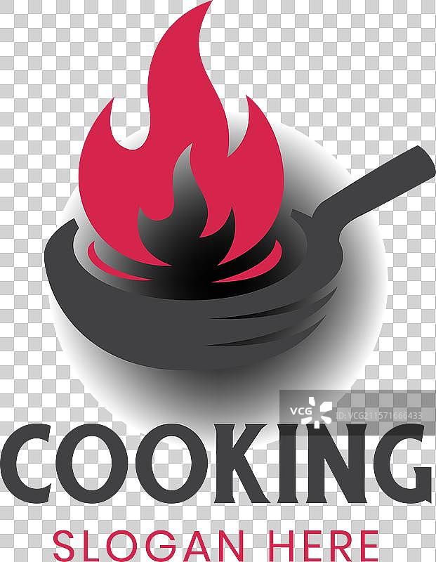 复古热情厨师标志设计图片素材