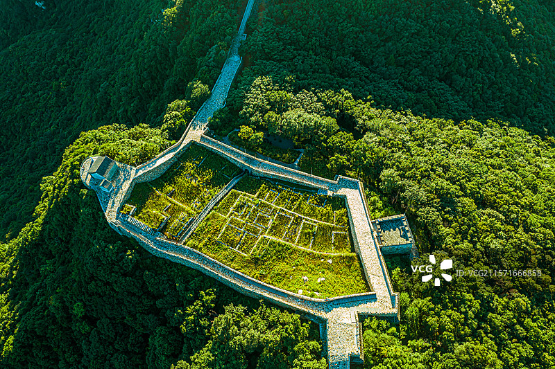 航拍北京市九眼楼长城图片素材