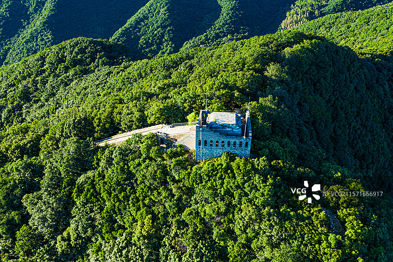 航拍北京市九眼楼长城图片素材