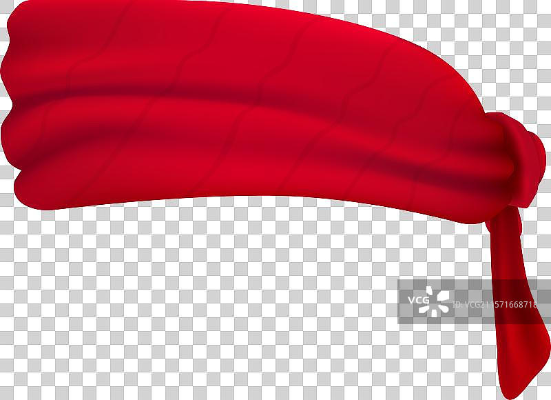 卡通海盗红色头巾水手围巾图片素材