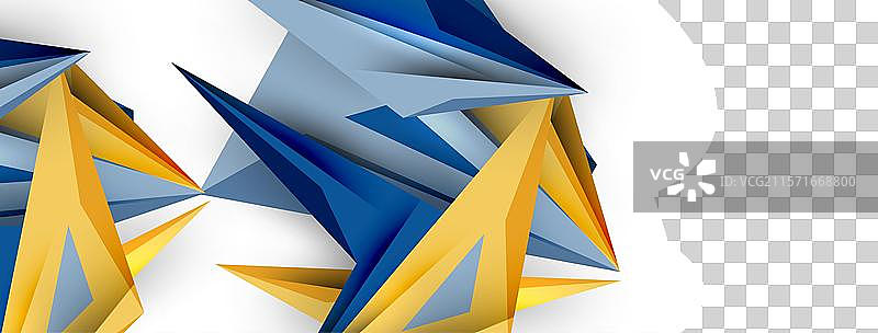 极简几何抽象背景低多边形图片素材