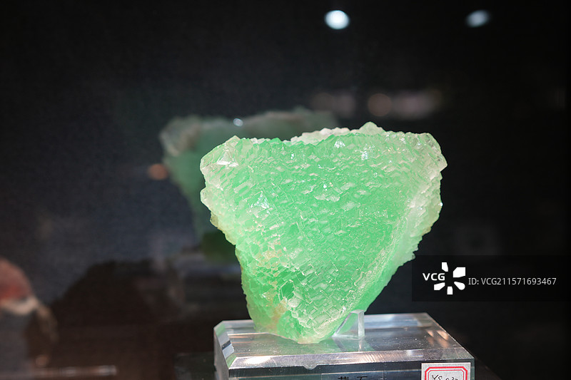 中国江西萤石宝石矿石珍贵稀有图片素材