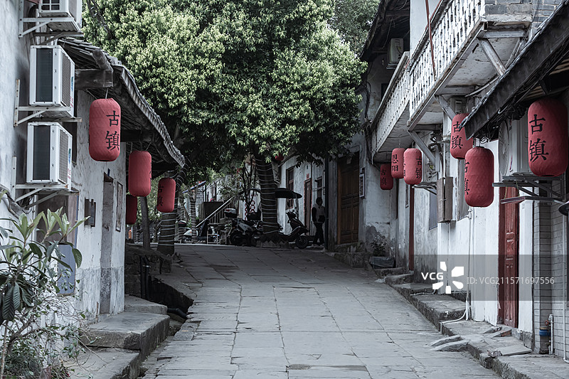 恩阳老街图片素材