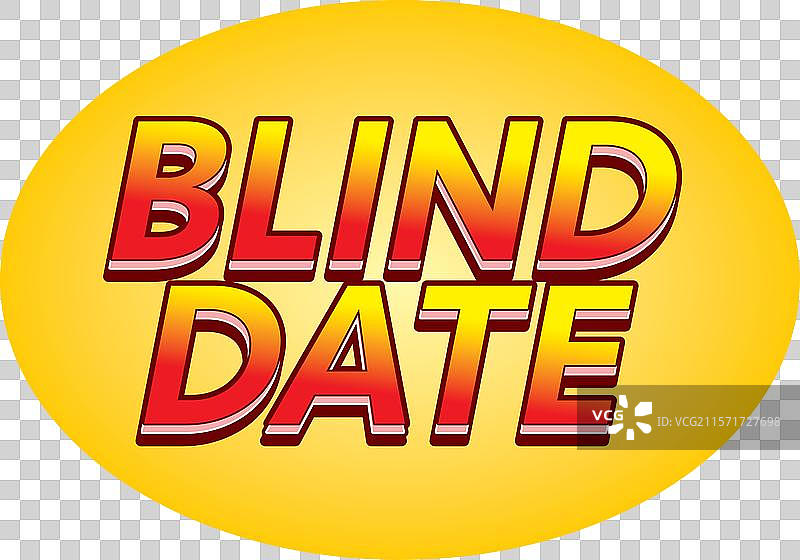 3D风格的盲约文字效果与眼睛图片素材