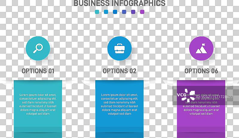 水平进度条，带有三个箭头形状图片素材