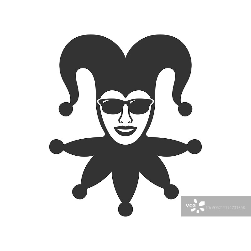 黑色小丑图片素材