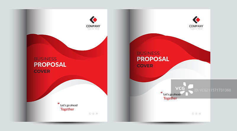 企业商务提案封面设计模板图片素材