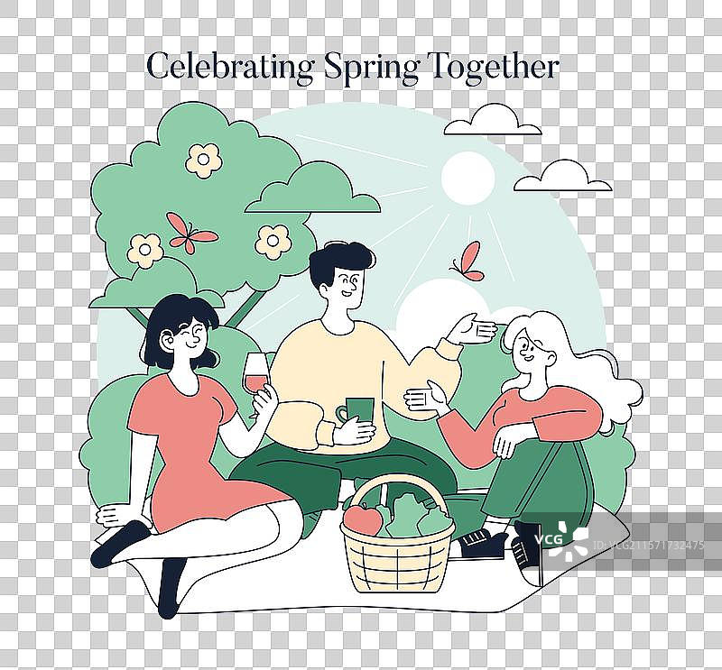 早春平原图片素材