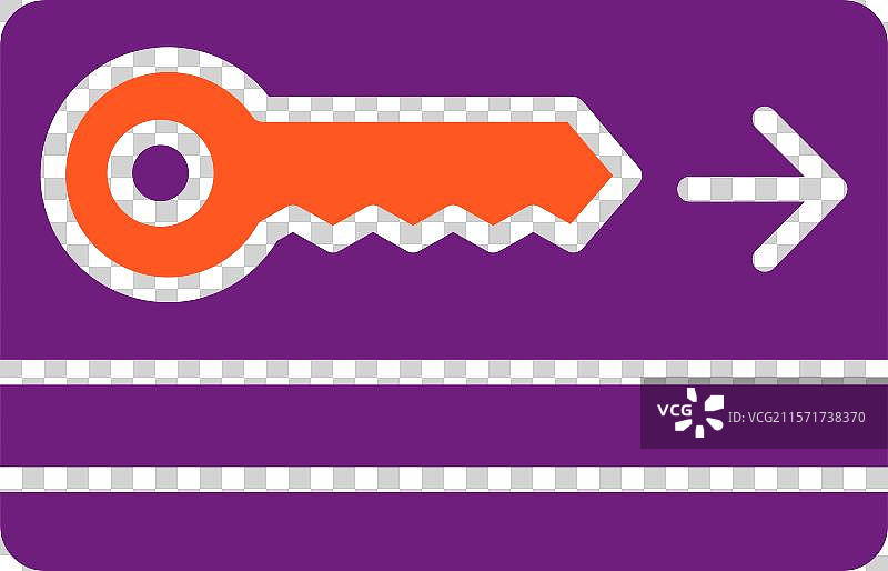 钥匙卡图标设计图片素材