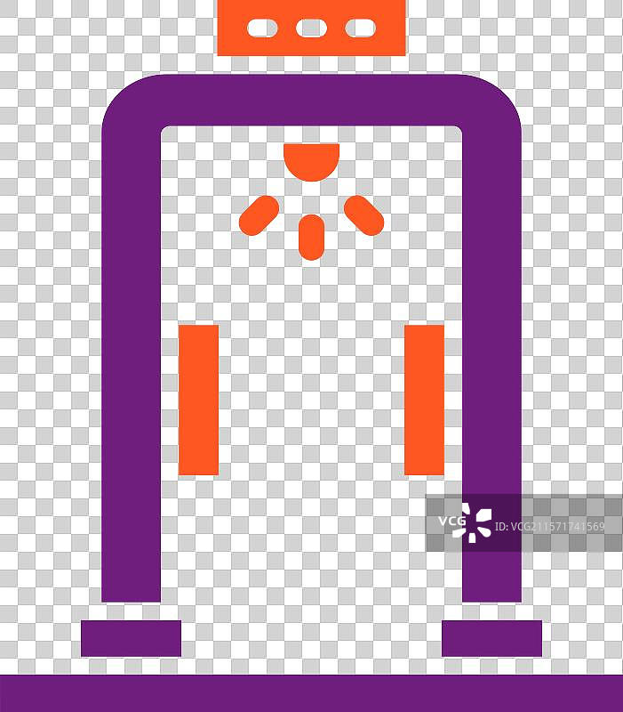金属探测器图标设计图片素材