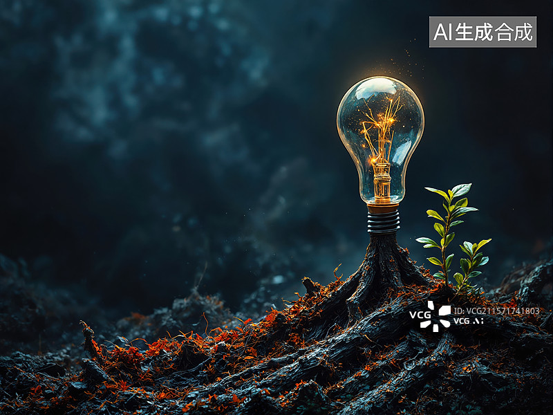 【AI数字艺术】创意之光图片素材