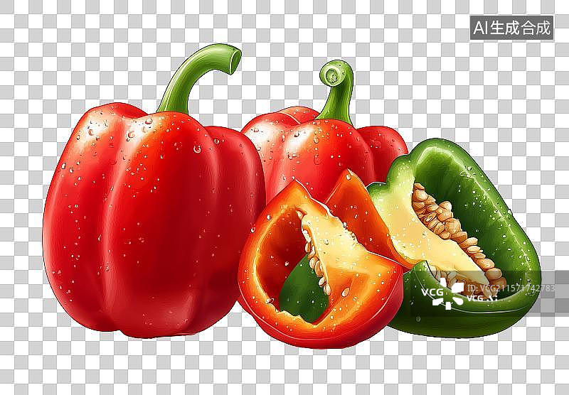 【AI数字艺术】免扣元素圆辣椒图片素材