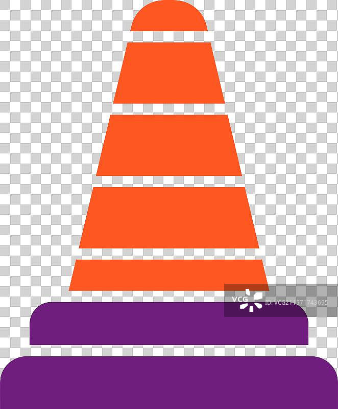交通锥图标设计图片素材
