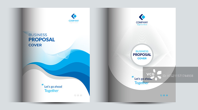 企业商务提案封面设计模板图片素材