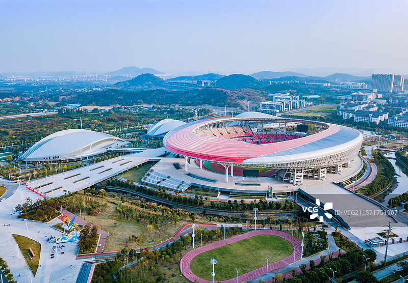 马鞍山城东片区风光航拍素材图片素材